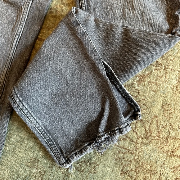 Abercrombie 90’s Straight Ultra High Rise Curve Love Black Jeans - Picture 5 of 6